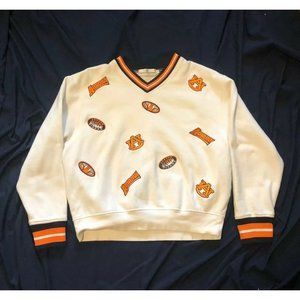 VTG Castles Sport Auburn Tiger Sweater Women's L